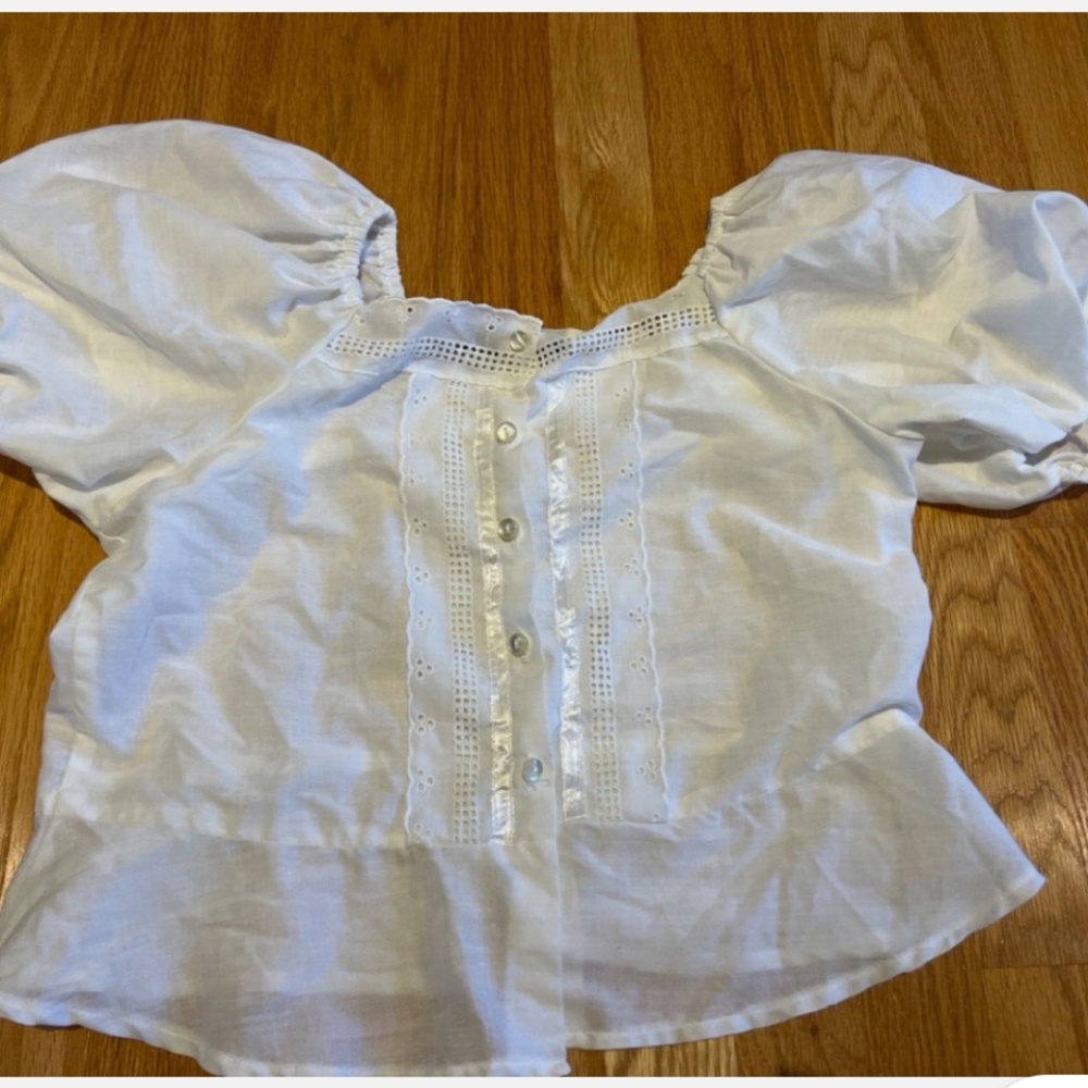 Vintage Ronnie Ronnie California white medium women’s blouse
